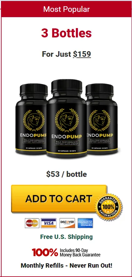 EndoPump 3 bottle price